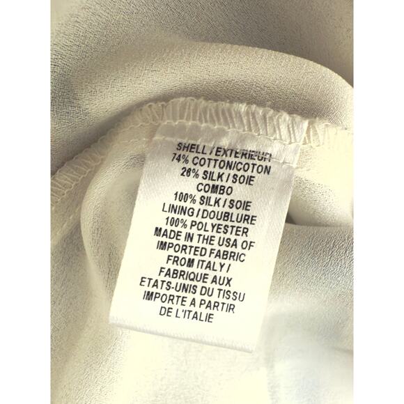 Milly Bird Parrot Print Silk Blend Tank Top Lined Size 2 Flowy Sexy Tropical - Picture 4 of 6